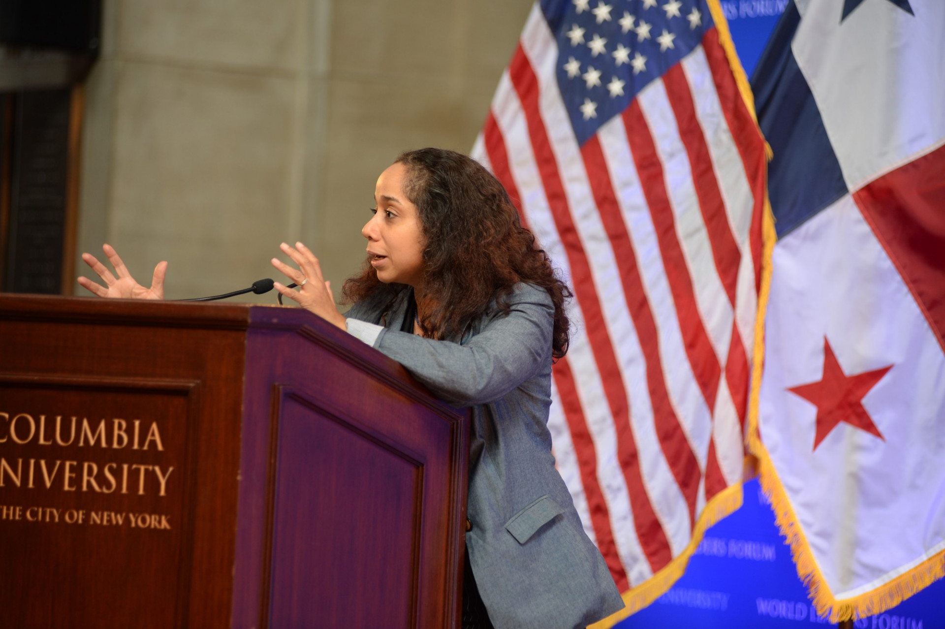 Vice President and Minister of Foreign Affairs Isabel de Saint Malo de